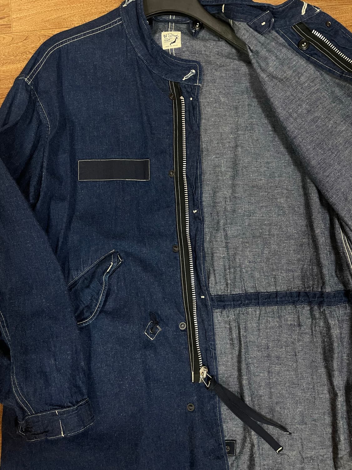 오어슬로우 M-65 데님 피쉬테일 야상 코트 3사이즈 상품이미지6