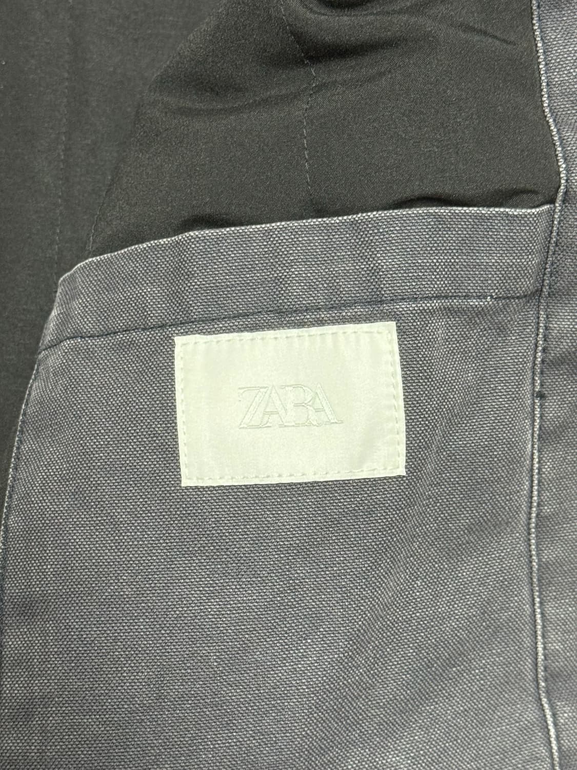 자라 워싱 퀼팅 점퍼(챠콜) / XL 사이즈 상품이미지6