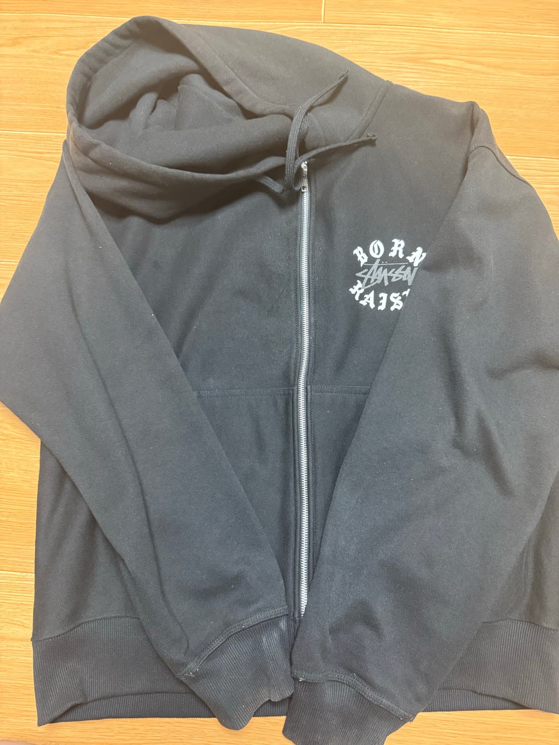 XL 스투시 본앤레이즈드 후드 집업 상품이미지1