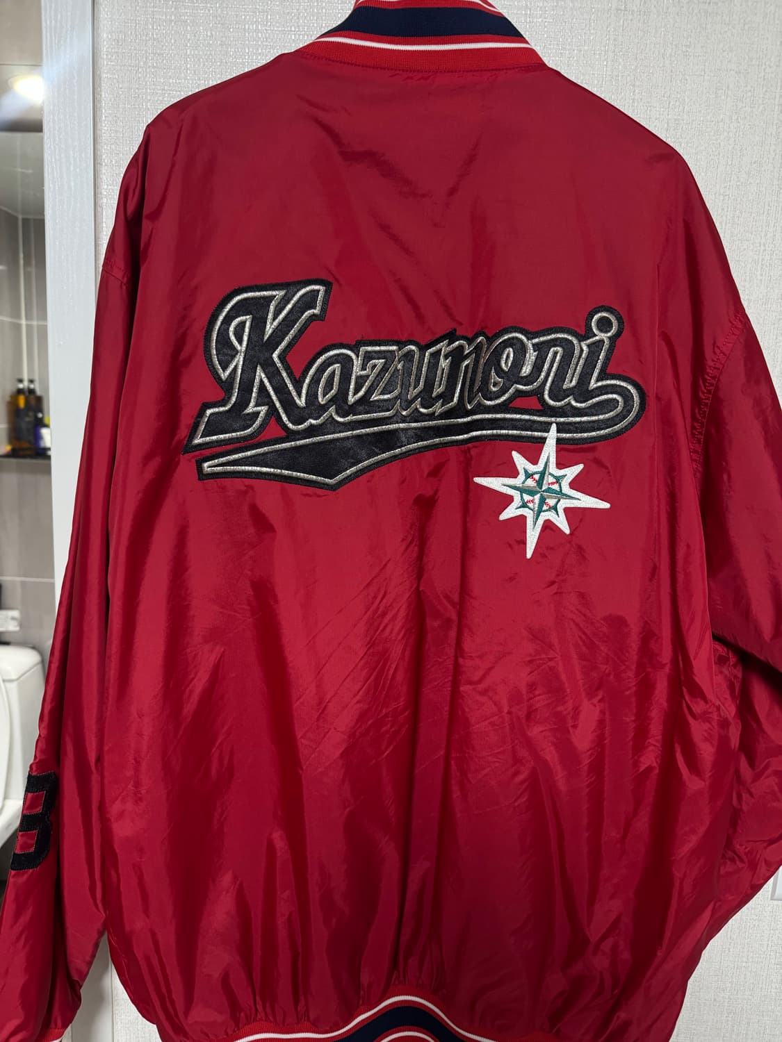 made in japan 일본 데상트 베이스볼 자켓 상품이미지2