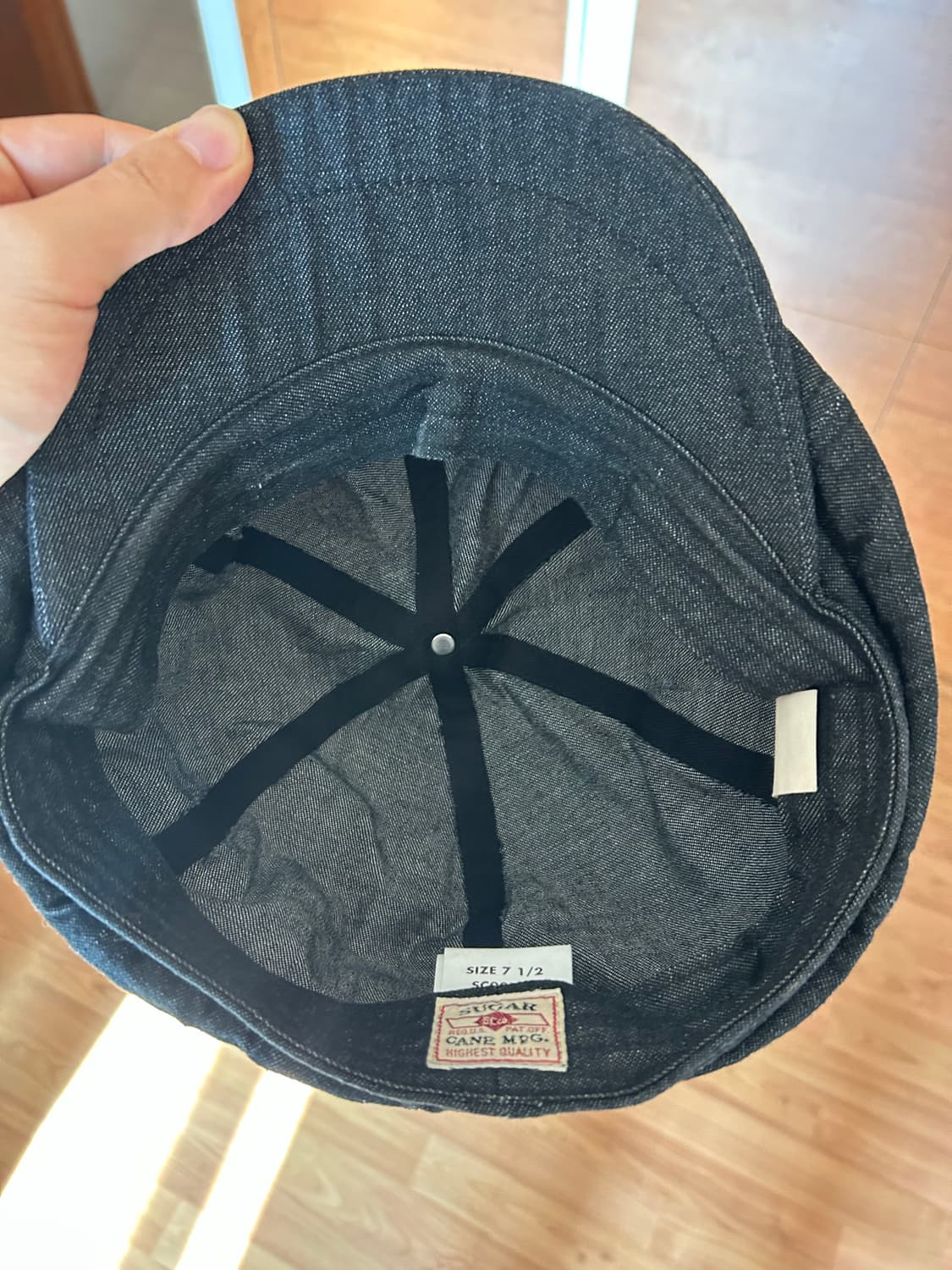 슈가케인 10oz 데님 애플잭캡 팝니다 상품이미지5