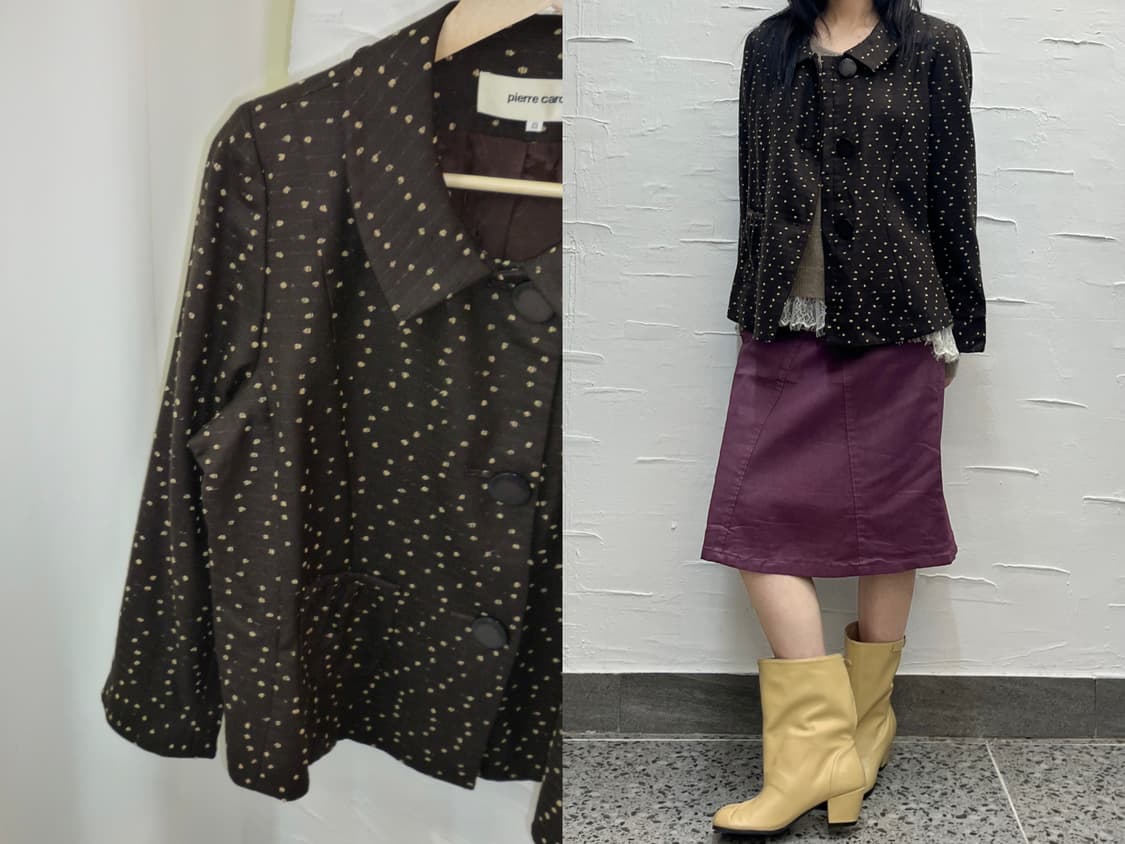 mocha gold dot jacket 상품이미지1