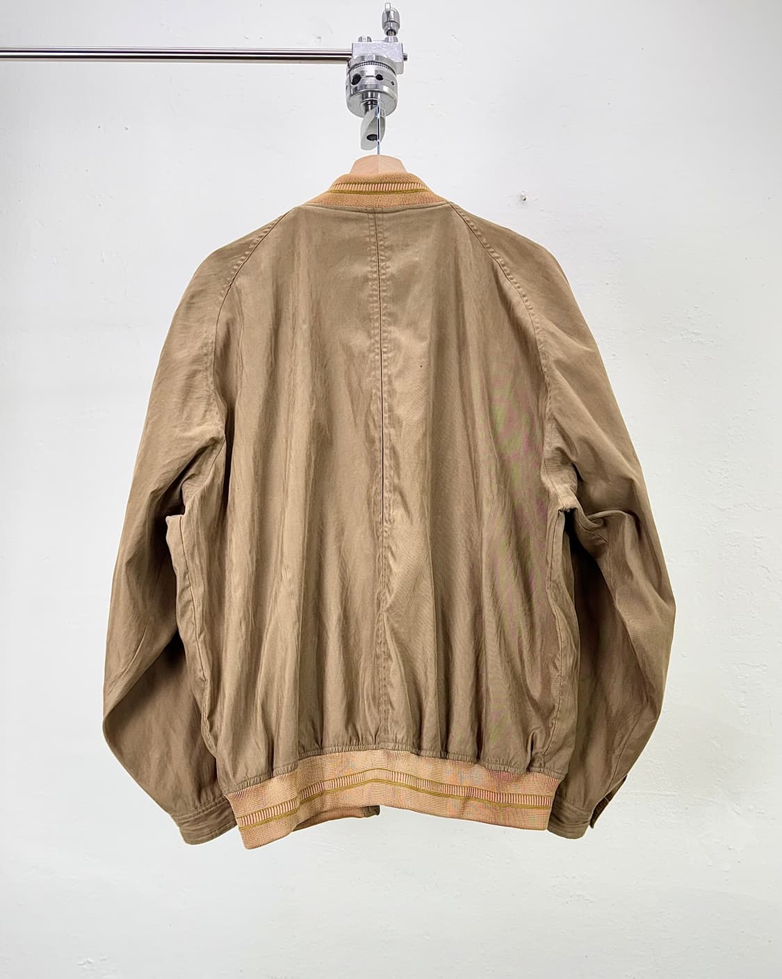 발렌시아가 카멜 타프타 실키 블루종 자켓 상품이미지6