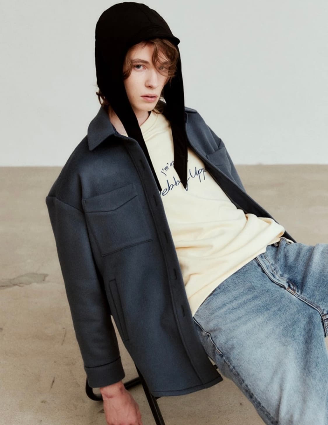 데비어퍼 울셔츠 겸 자켓 (유니섹스,새상품) 상품이미지4