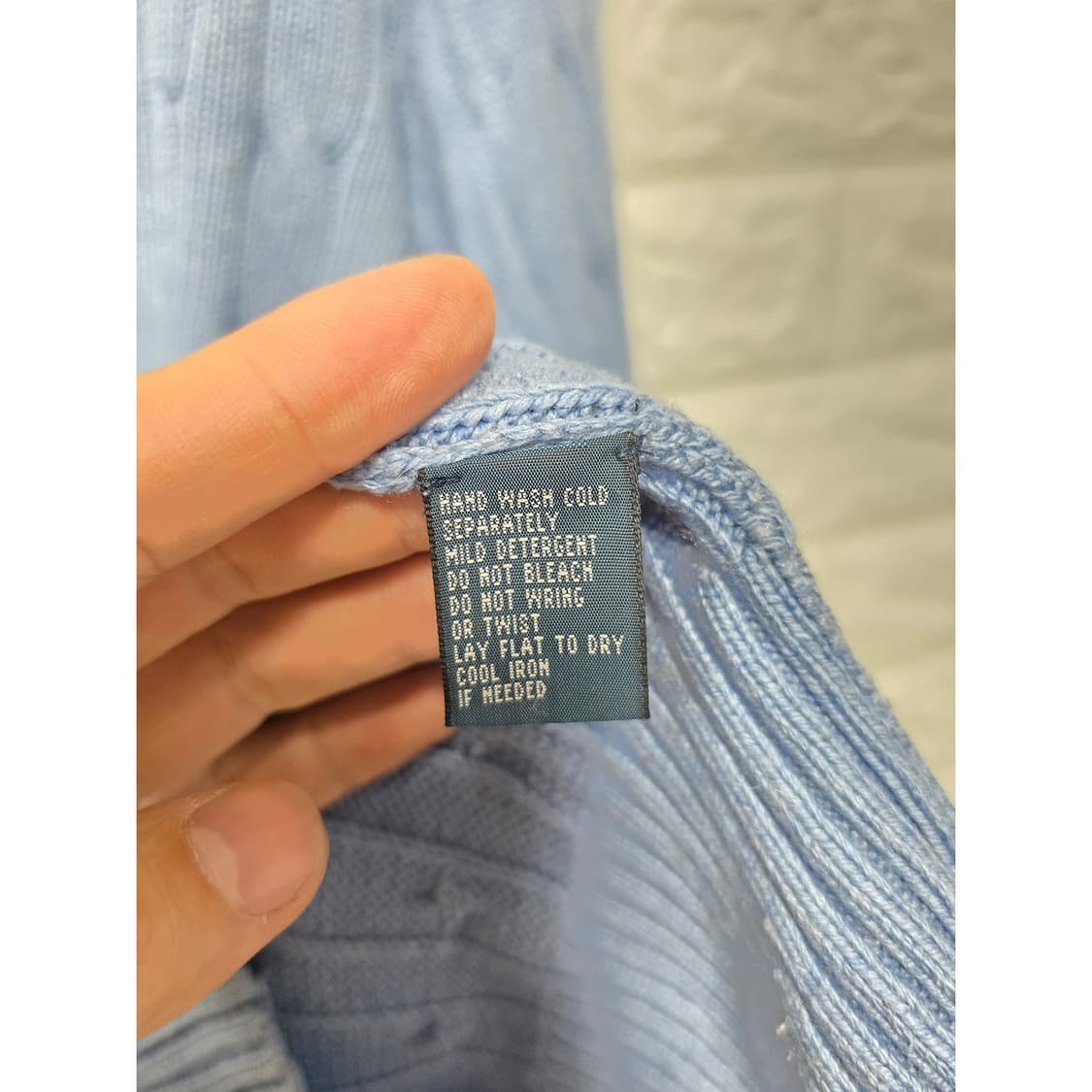 택포) 폴로 랄프로렌 꽈베기 니트 L 상품이미지3