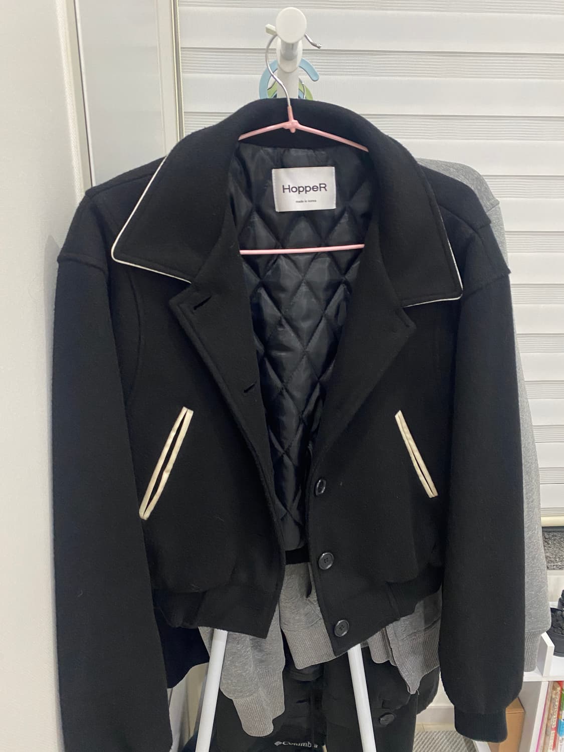 애니원모어 울 크롭 자켓 상품이미지3