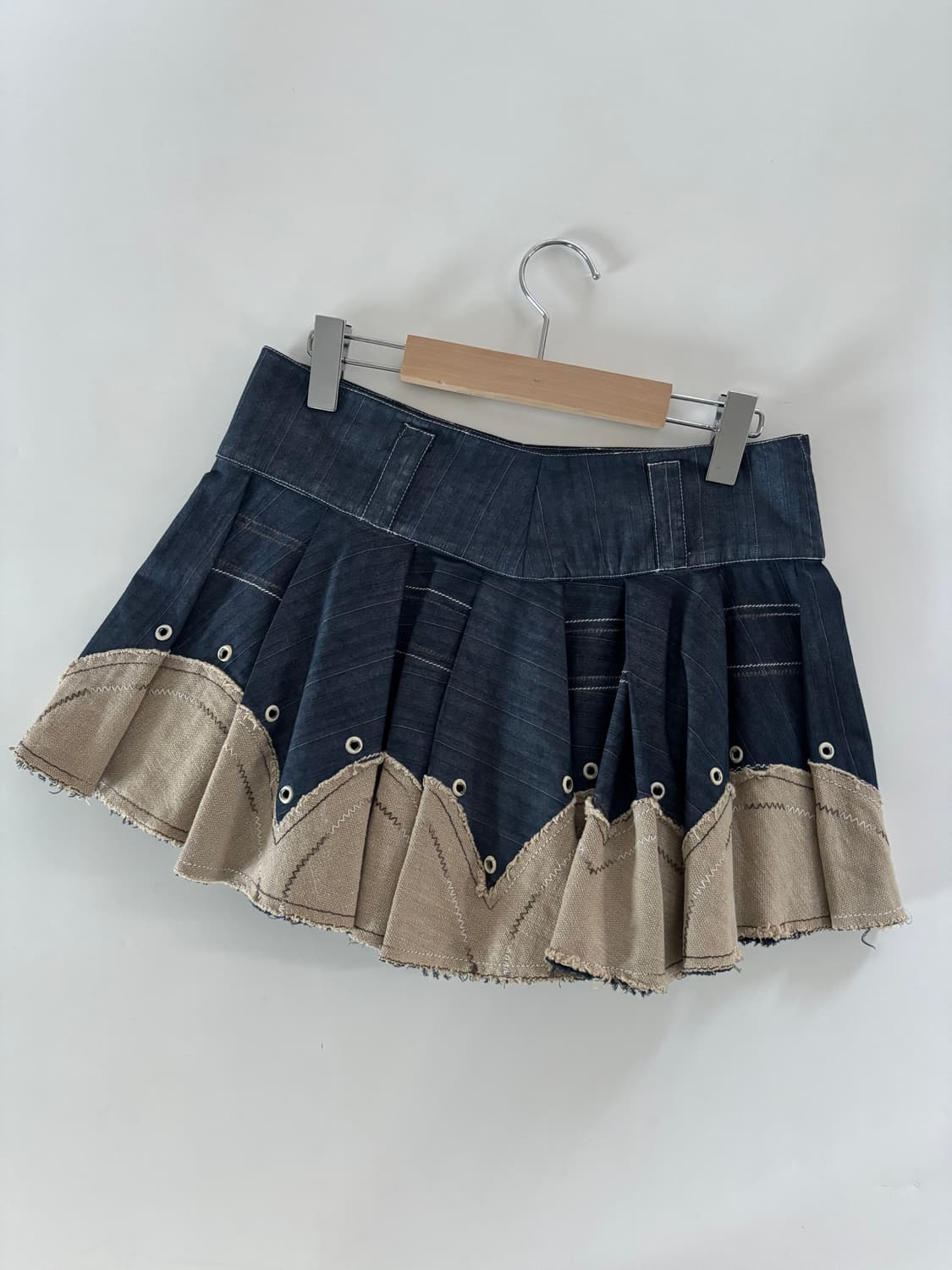 Just Cavalli 저스트카발리 빈티지 벨티드 데님 미니 스커트    상품이미지4