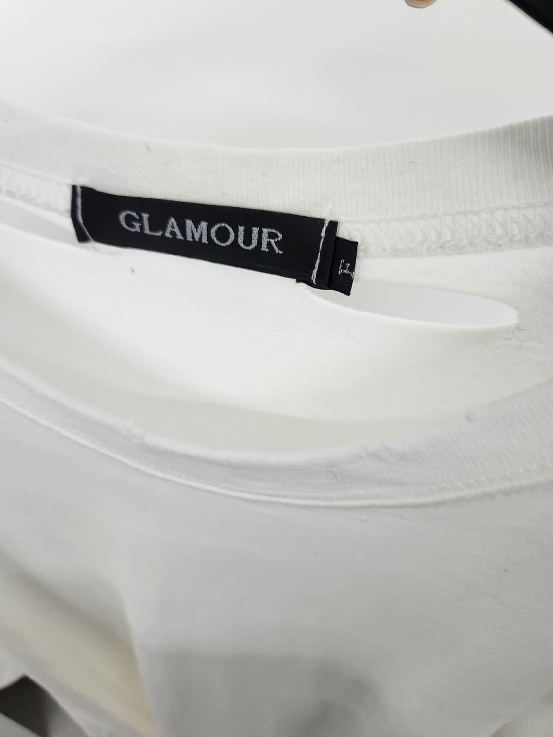 오버핏 디스트로이 컷팅 슬리브리스 상품이미지4