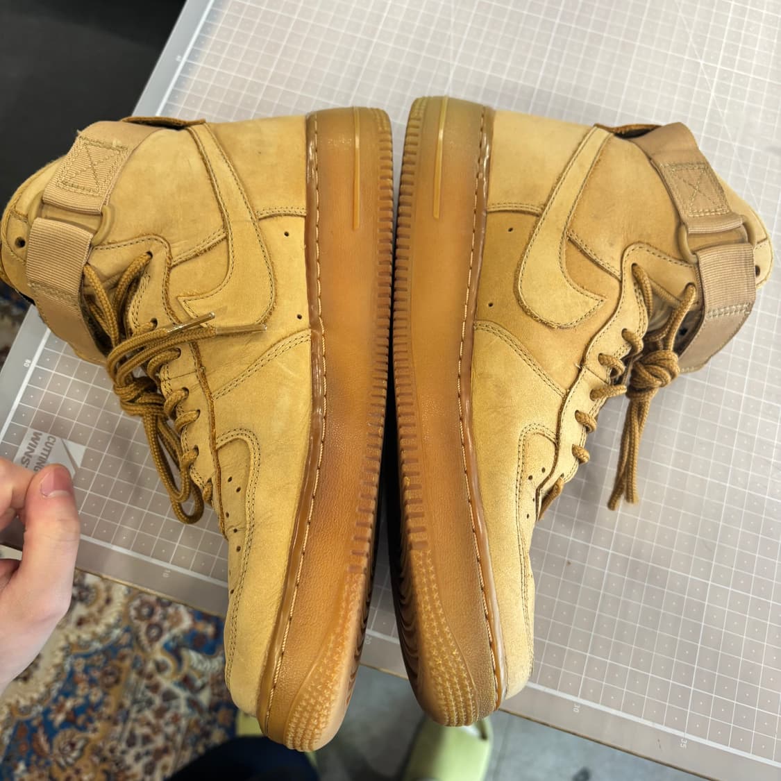 나이키 에어포스 미드 브라운 270 된장포스 상품이미지3