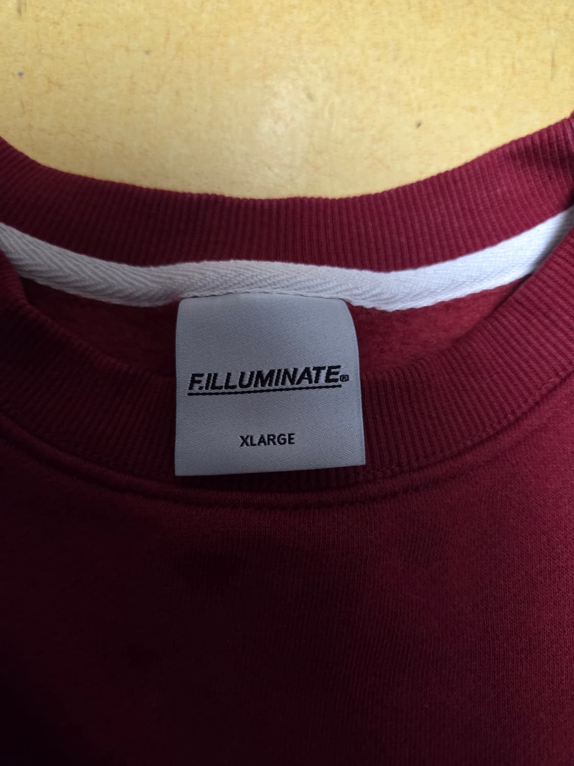 필루미네이트 1988 맨투맨 버건디 XL 상품이미지3