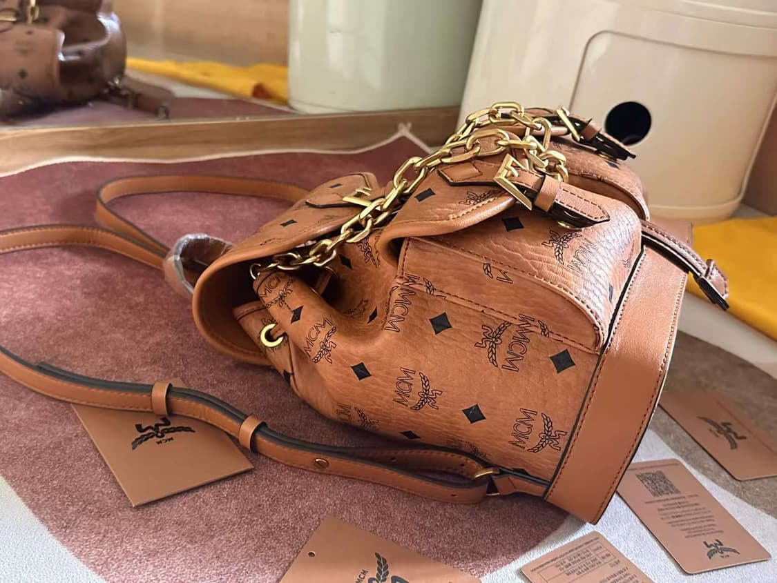 MCM 갈색 비세토스 백팩 상품이미지6