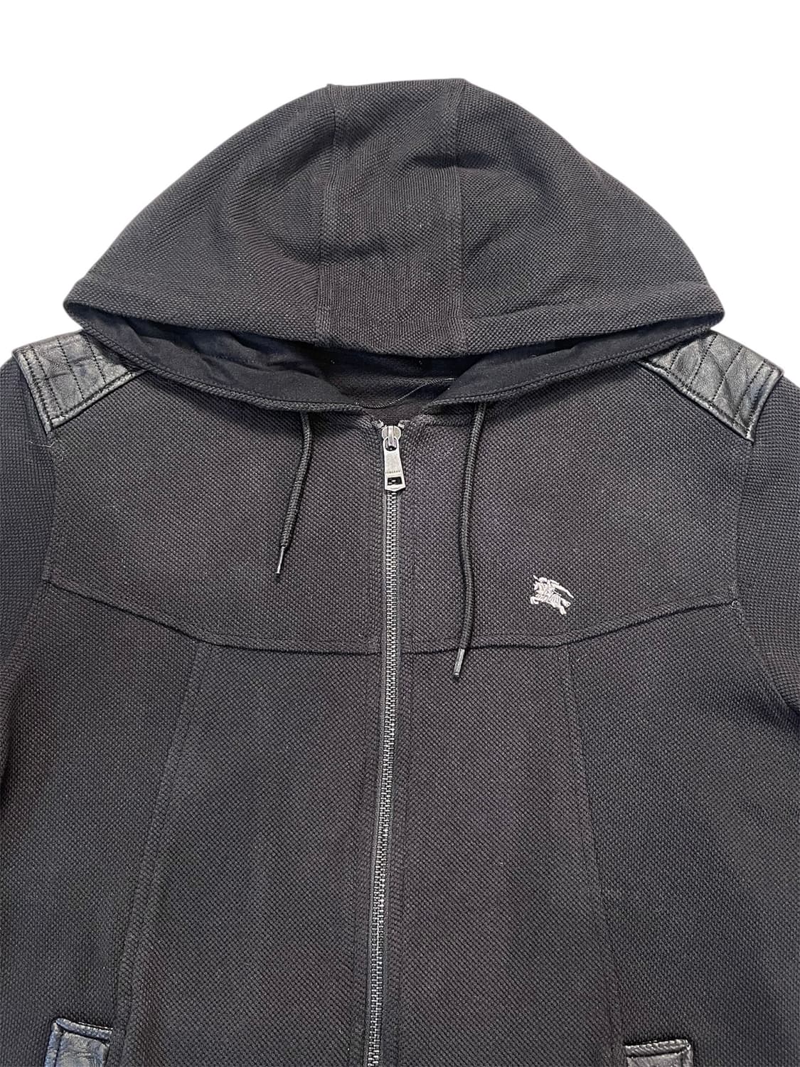 버버리 블랙라벨 가죽패치 집업 상품이미지3