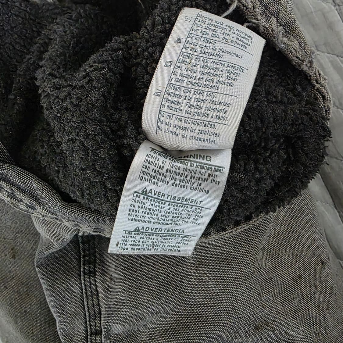 [XL] 빈티지 칼하트 베스트 V33-001 트래쉬드 하드 페이드 상품이미지8