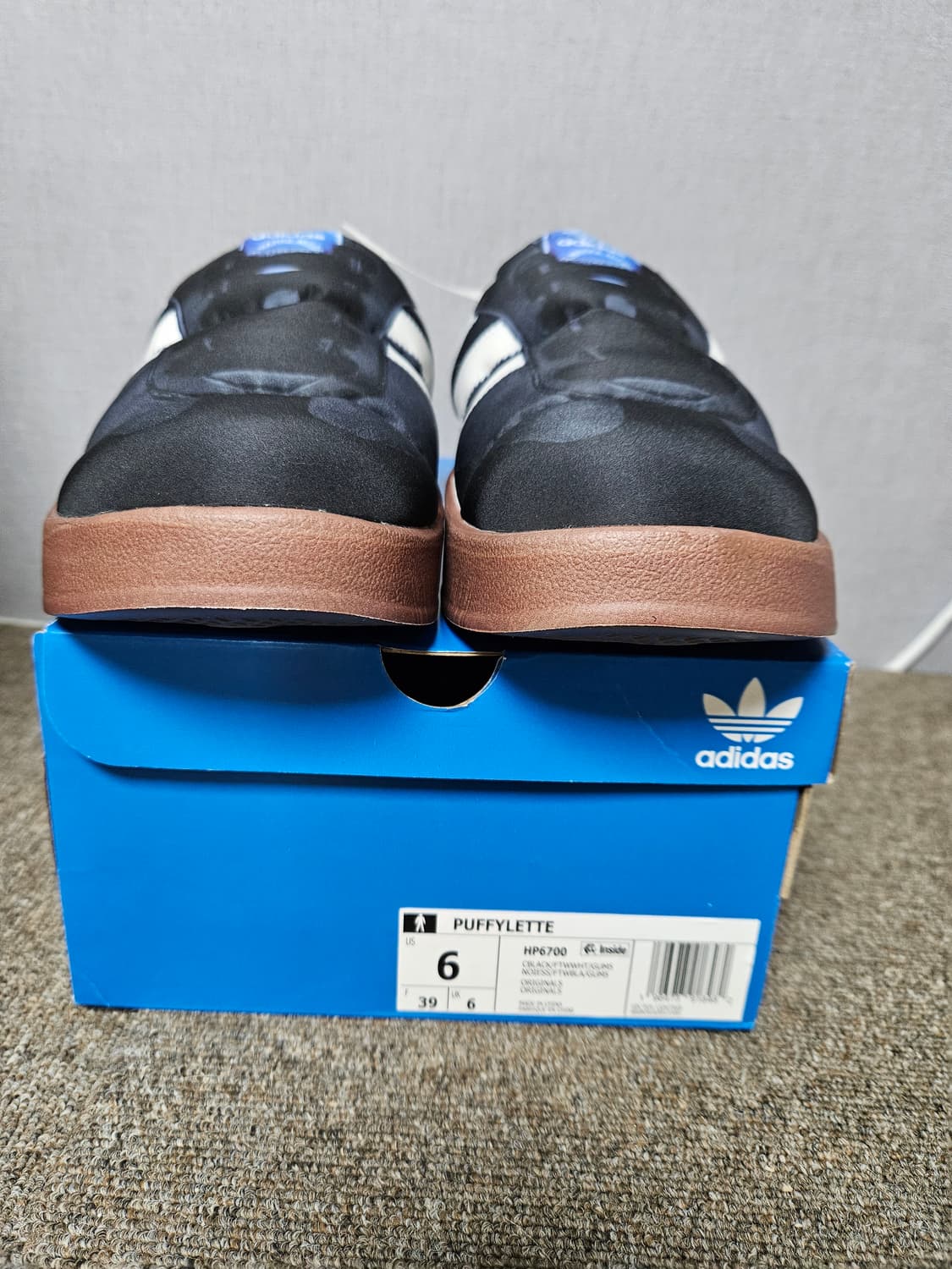 아디다스 퍼피렛 삼바 코어 블랙 245 새상품 상품이미지9