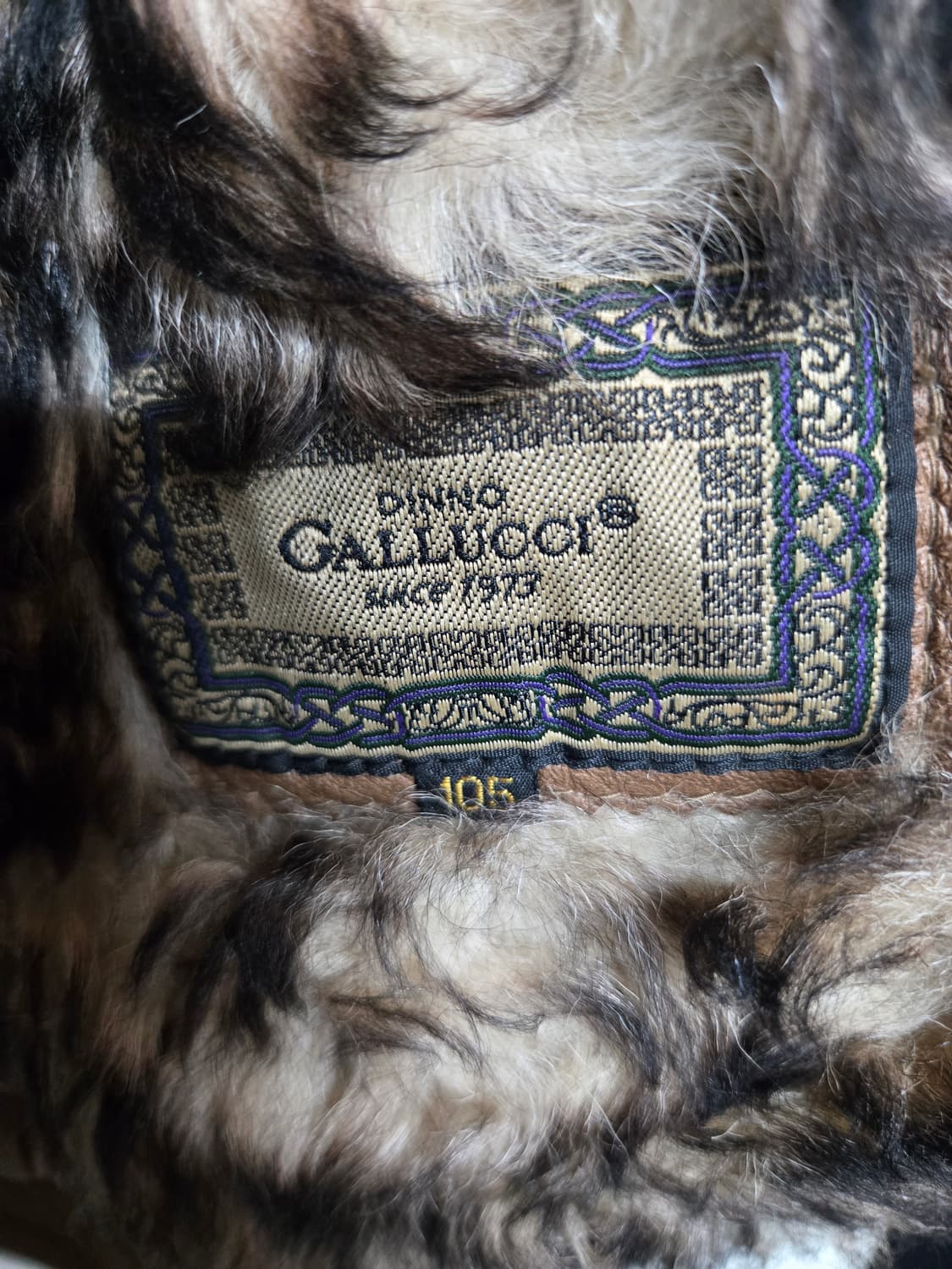 디노 갈루치 양가죽  무스탕 자켓 브라운 105  상품이미지8