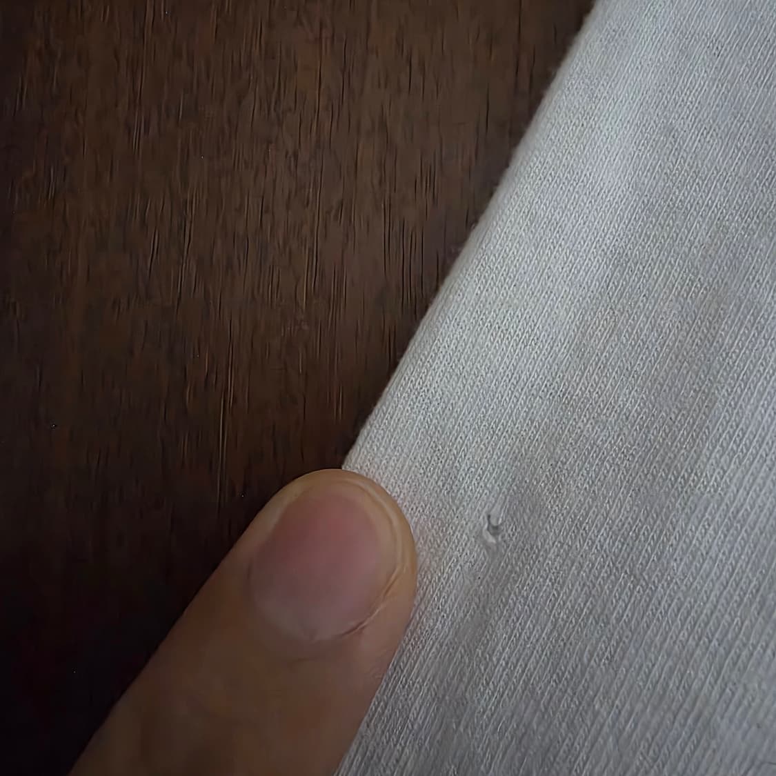 [M] 라프시몬스 19fw 블루벨벳 롱슬리브 티셔츠 상품이미지4