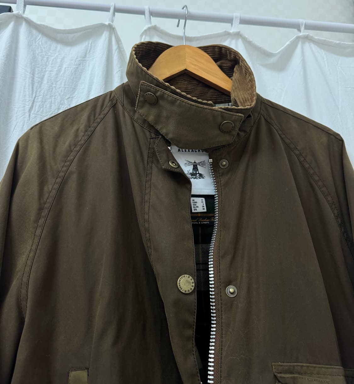 Barbour × Alexa Chung 한정판 오일드 자켓 상품이미지2