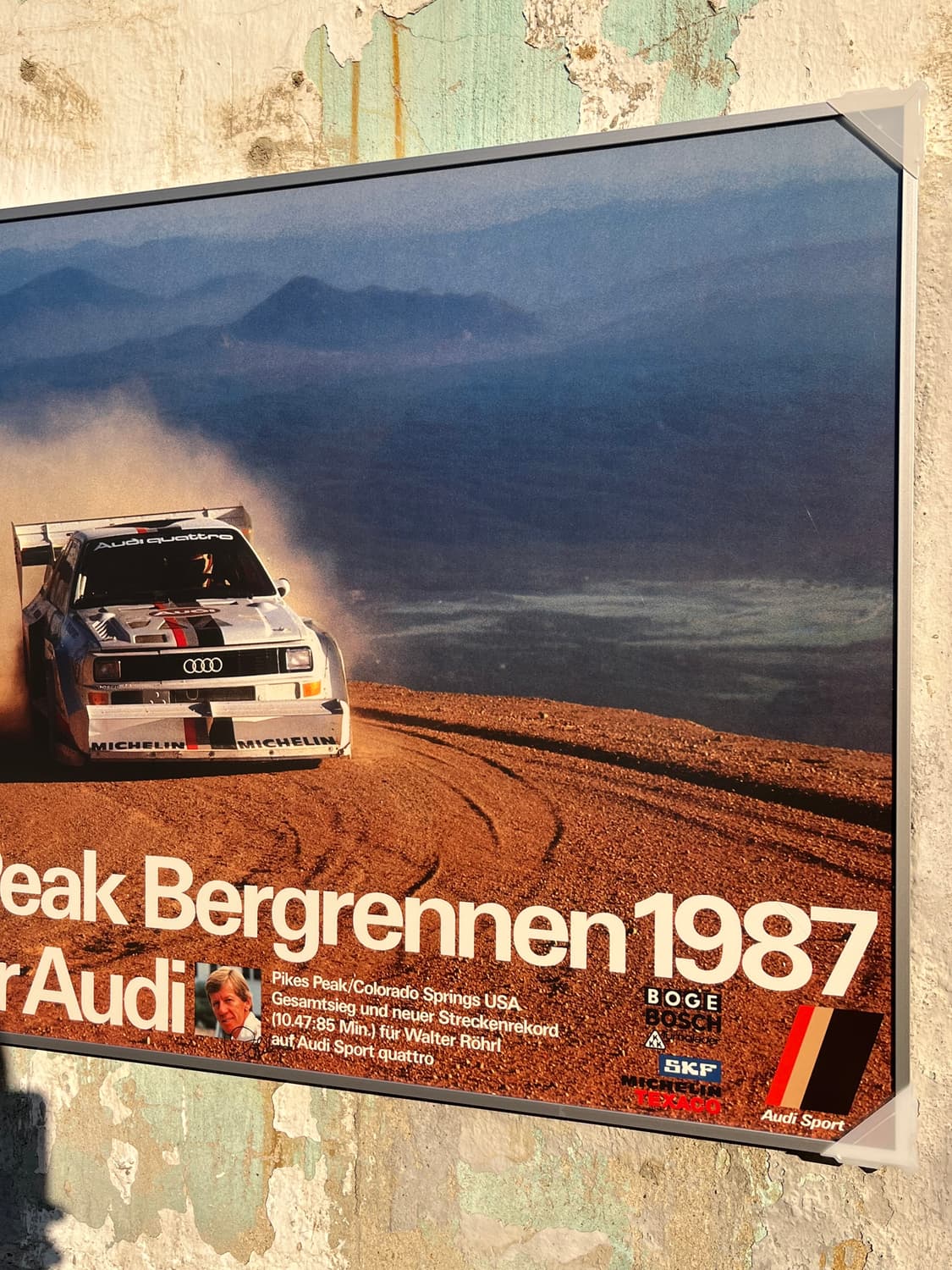 아우디 빈티지 포스터 (액자포함) 상품이미지3