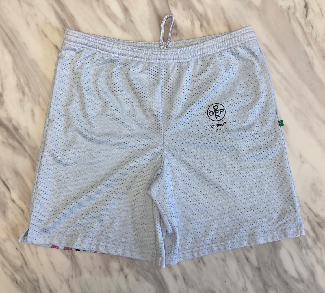 오프화이트 메쉬 쇼츠 상품이미지1