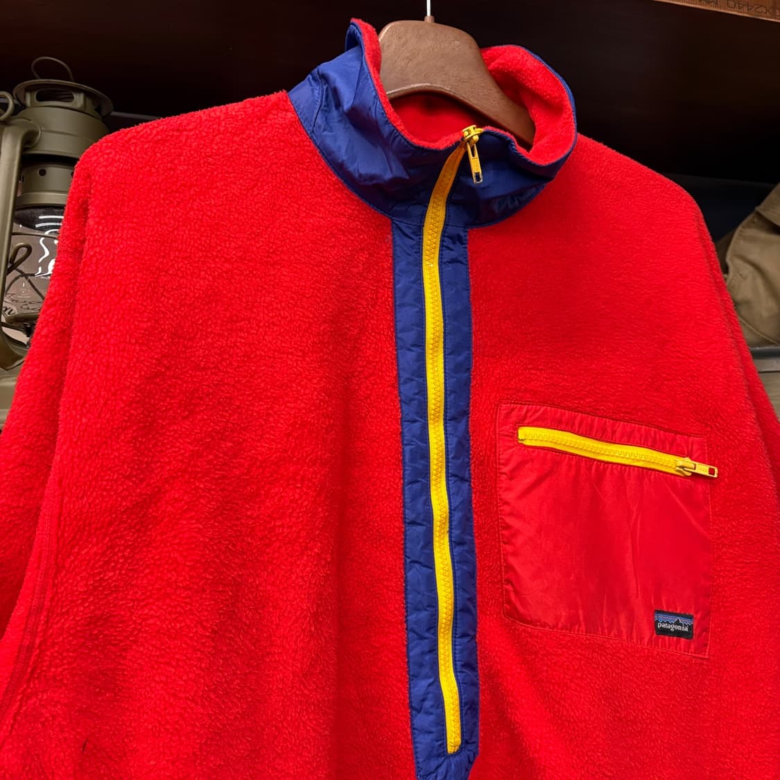 80s 파타고니아 오리지널 신칠라 스냅-T 플리스 하프집업 N668 상품이미지3