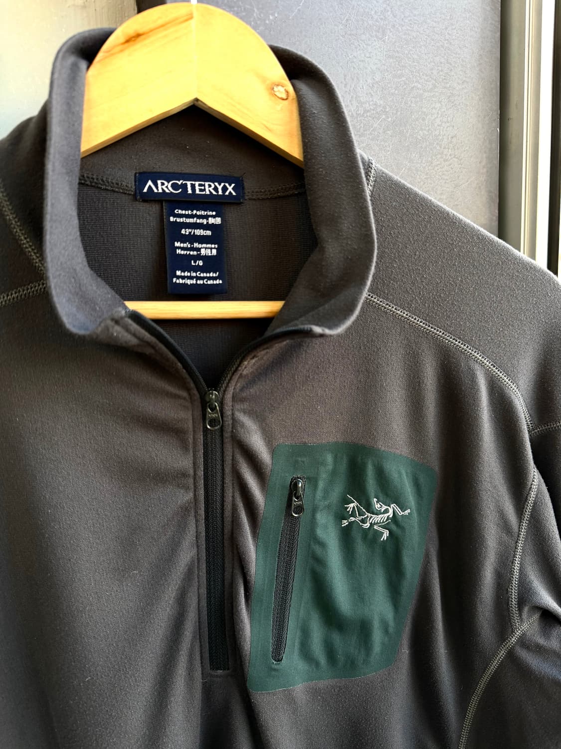 L/ 아크테릭스 RHO 기능성 하프집업 상품이미지5