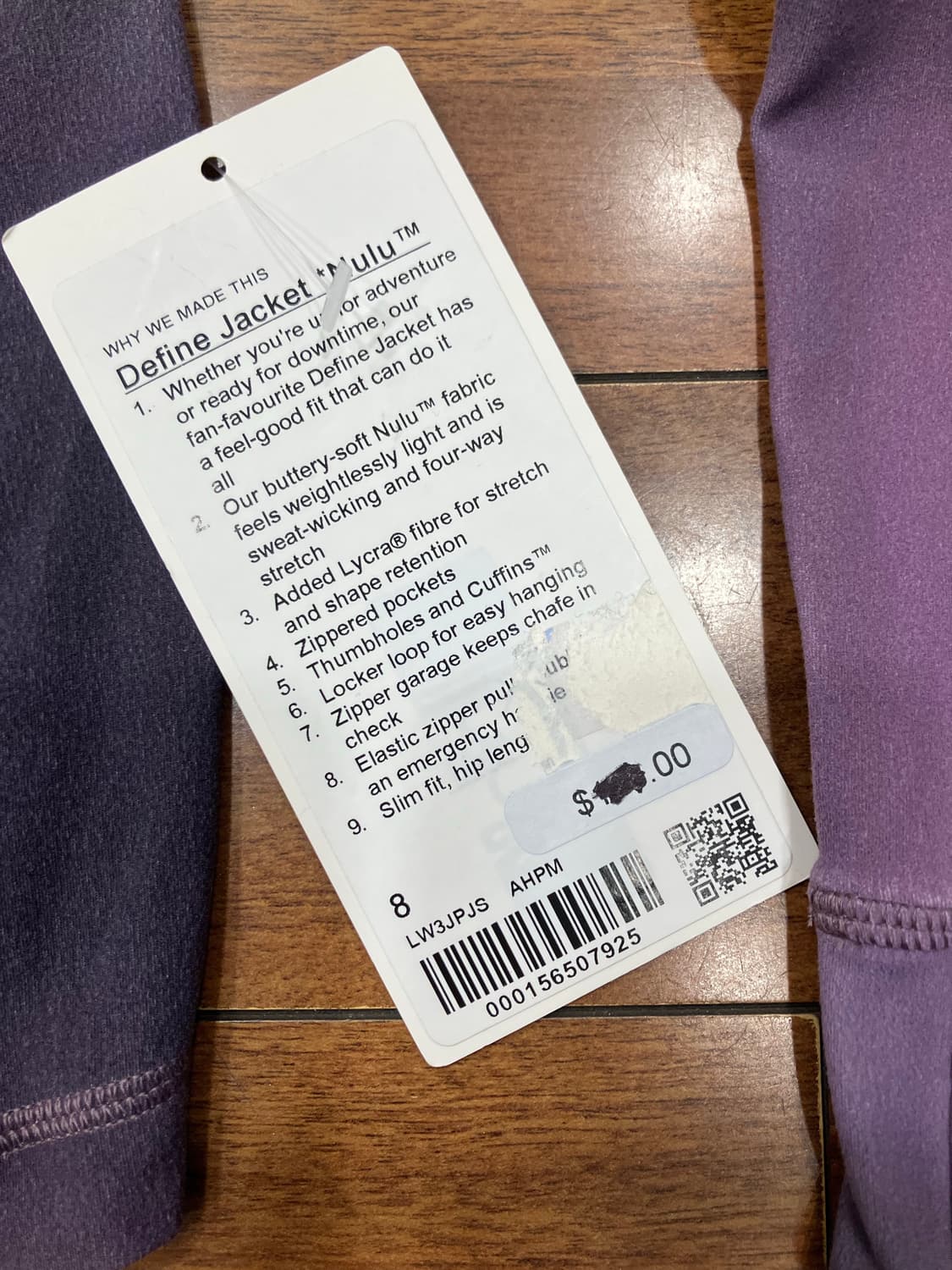 룰루레몬 디파인 자켓 (새상품) 상품이미지6