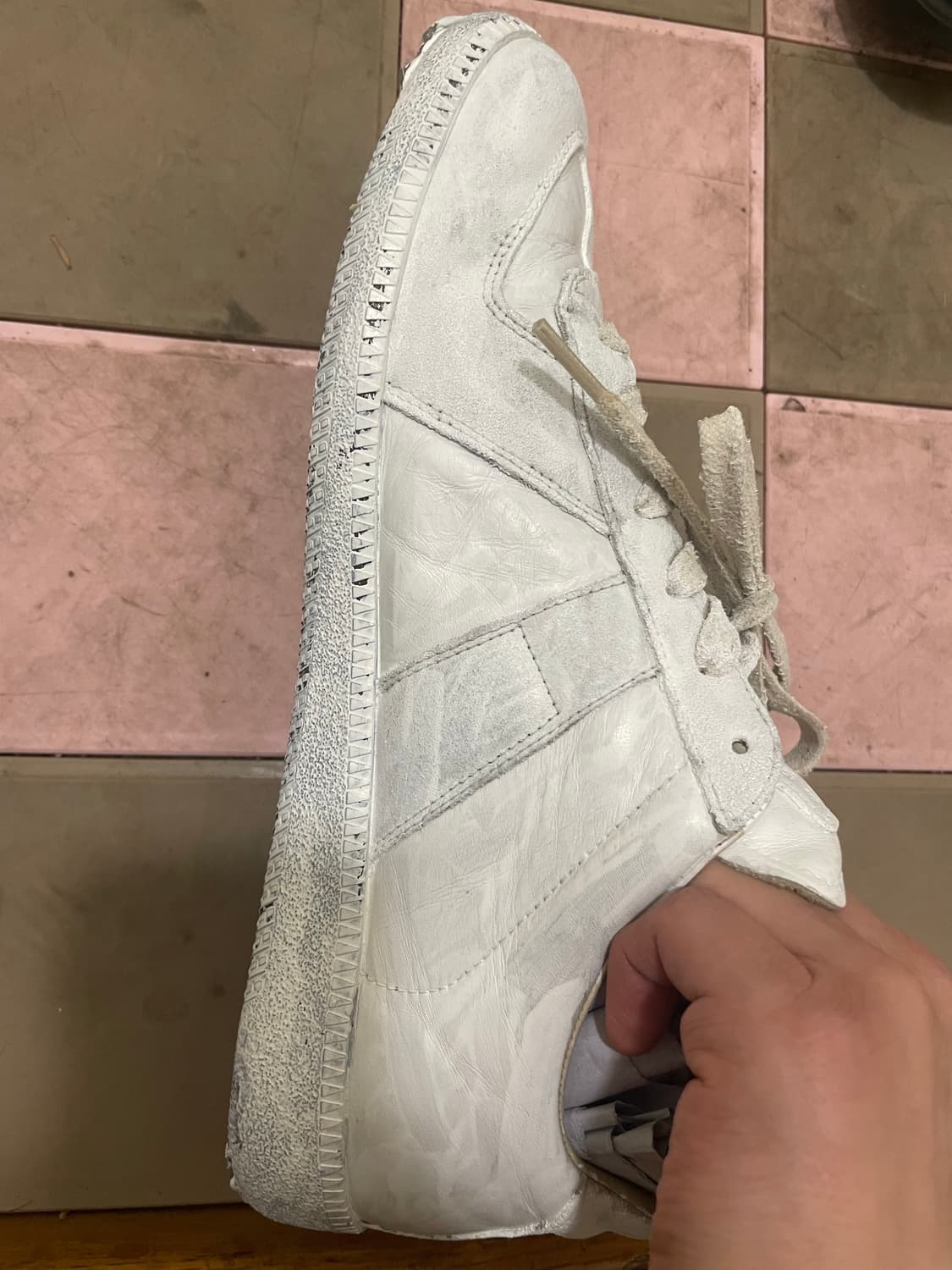 Gd착) 마르지엘라 페인트독일군 드리핑화이트OG 상품이미지4