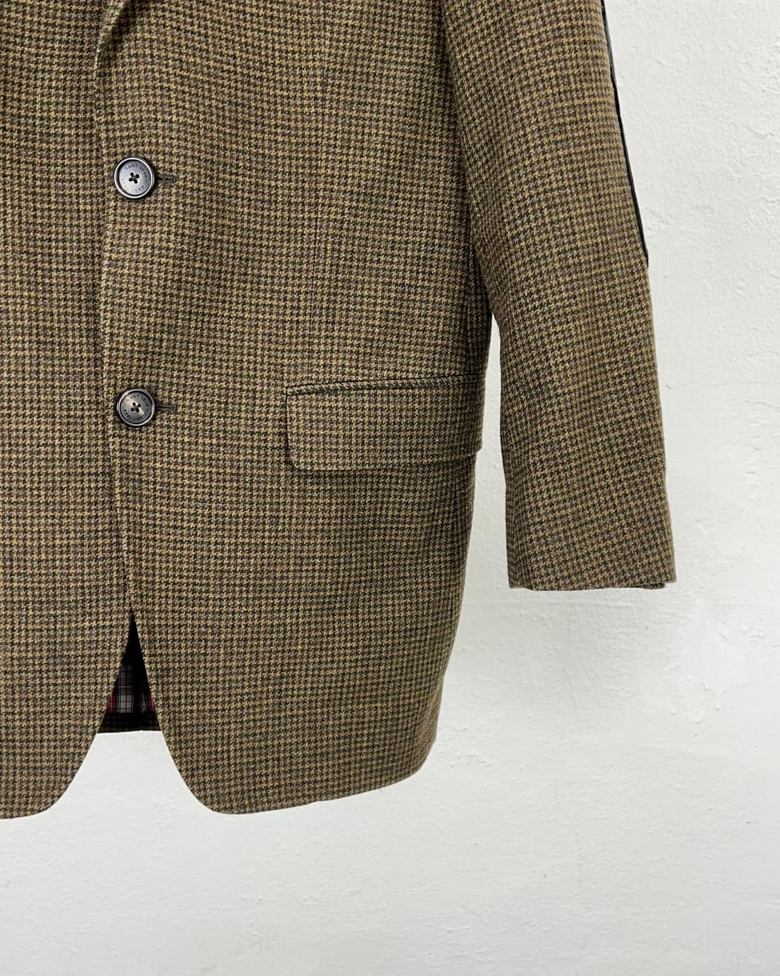 간트 해링본 브레스티드 트위드 2b 클래식 블레이저 상품이미지5