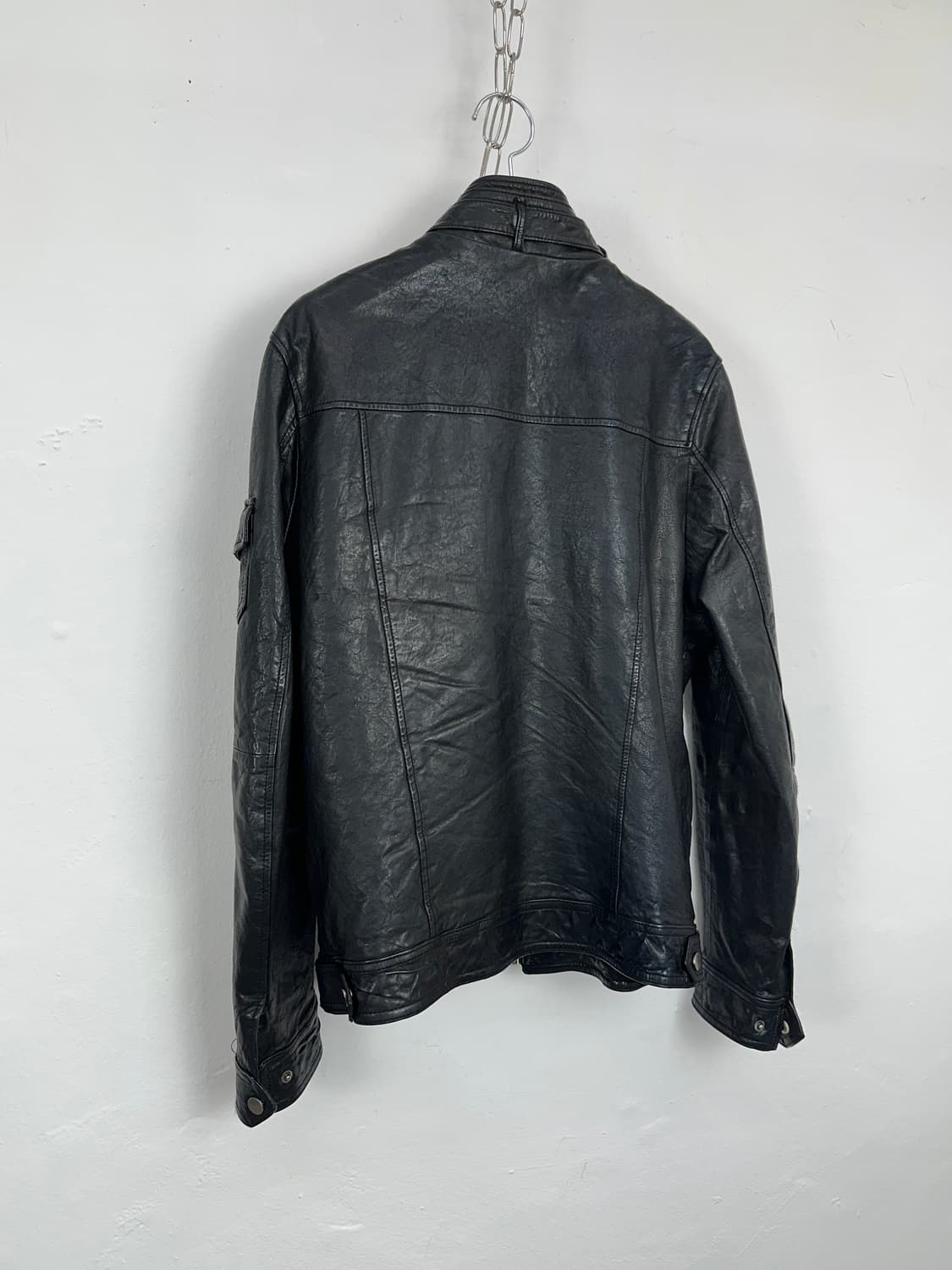Italy Lambskin Pocket Detail Jacket 상품이미지5