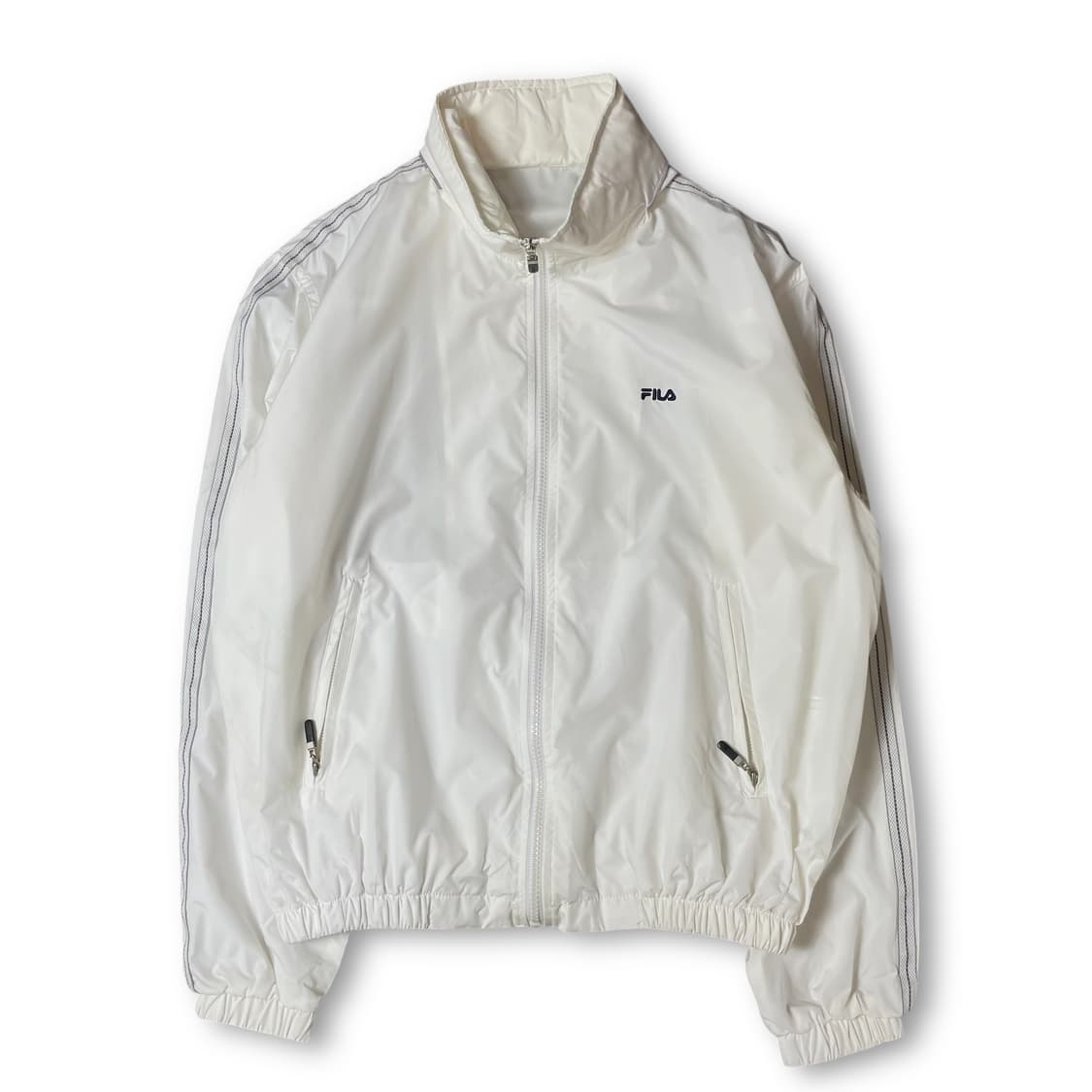 휠라 화이트 나일론 바람막이 95 상품이미지1