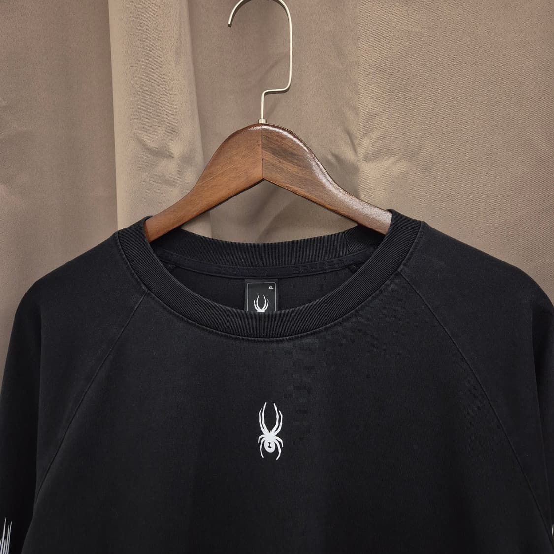 스파이더 블랙 긴팔 티셔츠 2XL 상품이미지2