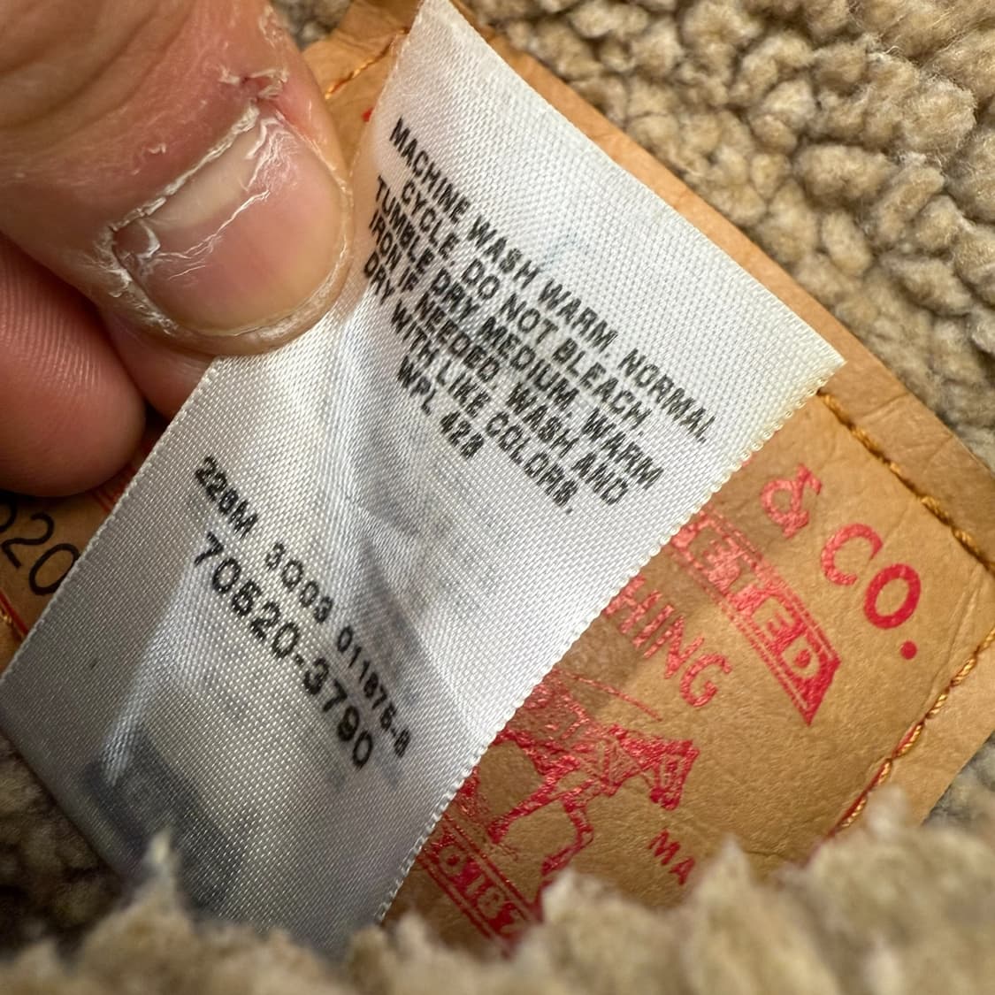 리바이스 셰르파 데님자켓 r1897  상품이미지8