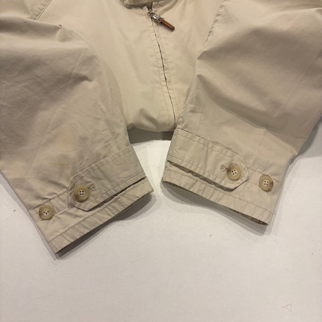 [L] 폴로 랄프로렌 해링턴 베이지 코튼 자켓 점퍼 D885 상품이미지7
