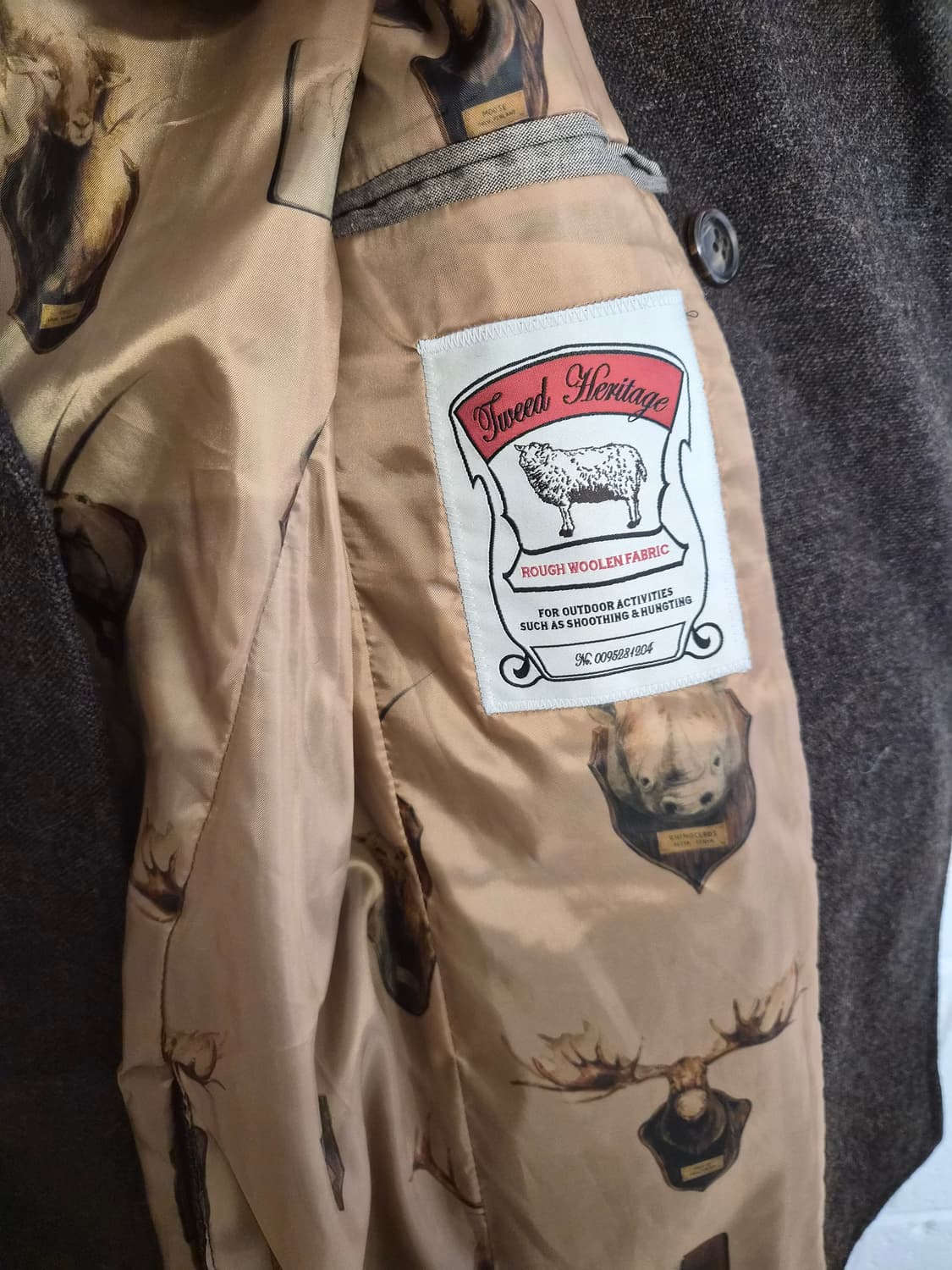 100) 커스텀 멜로우 트위드 헤리티지 울자켓 팝니다 상품이미지4