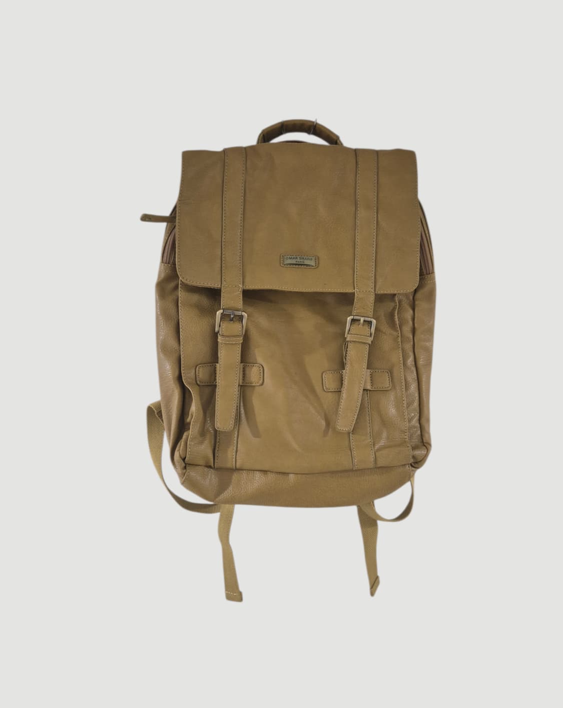 오마샤리프 파리 빈티지 가죽백팩 가방 상품이미지1