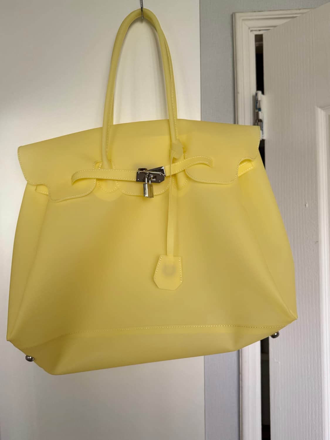 [개인/국내배송] 젤리버킨 pvc jelly birkin yellow🍌 상품이미지1