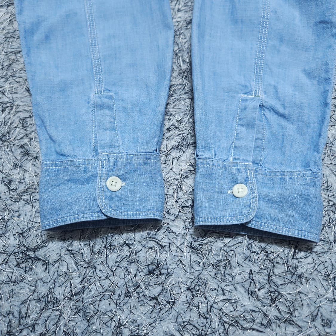 유니클로) L 남자 오버 포켓셔츠 데님셔츠남방 / 왕눈이샵 상품이미지7