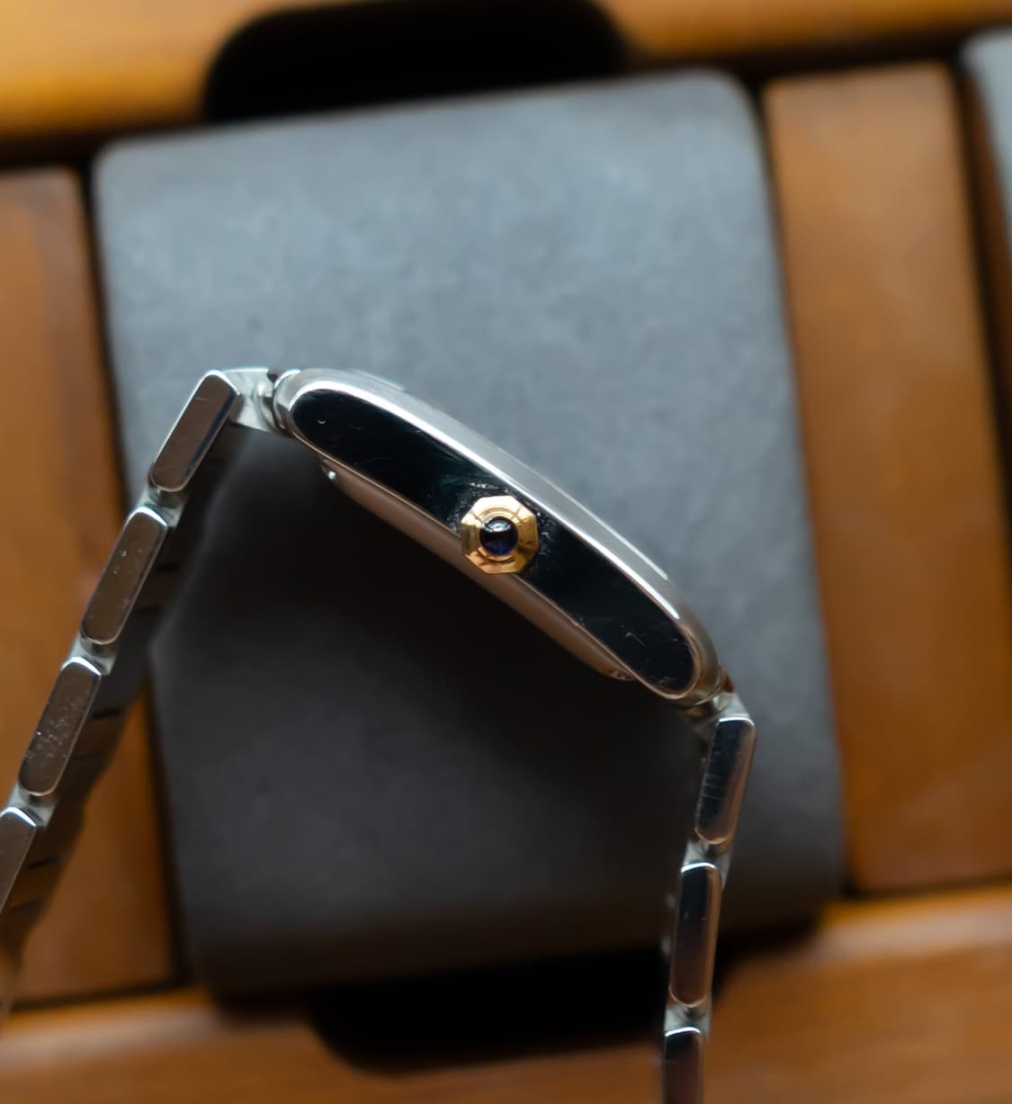 까르띠에 탱크 프랑세즈 라지 콤비 오토매틱 시계 상품이미지3