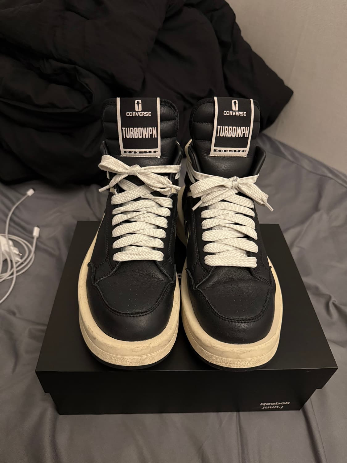 릭오웬스 다크쉐도우 터보웨폰 블랙 크림 상품이미지2