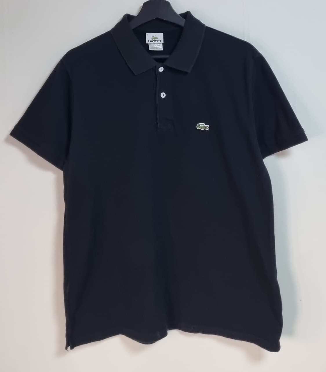 M (95) 라코스테 블랙 PK 반팔티 상품이미지1