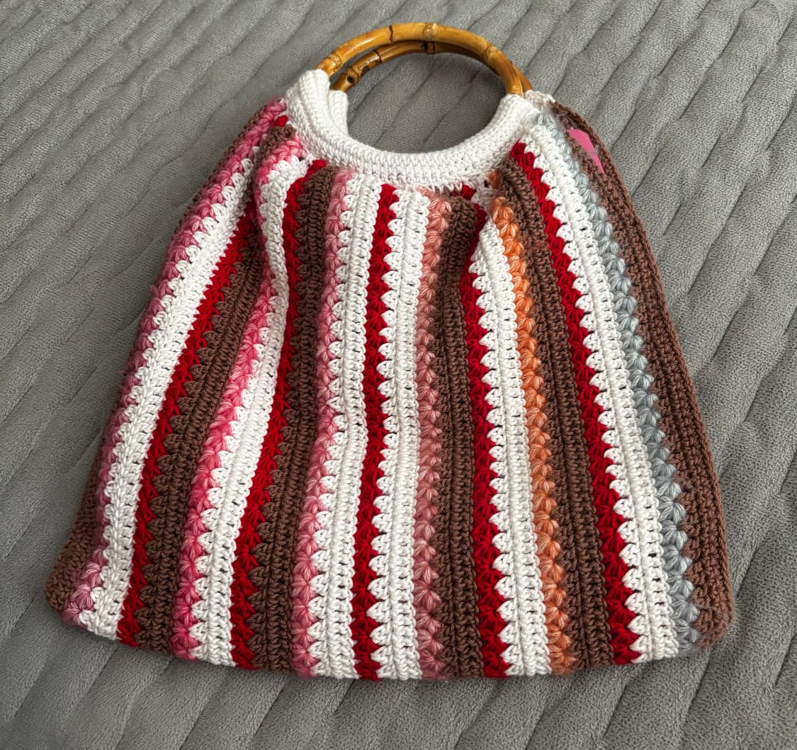 핸드메이드 코바늘 뜨개백 (구찌 홀스빗 무드) 상품이미지2