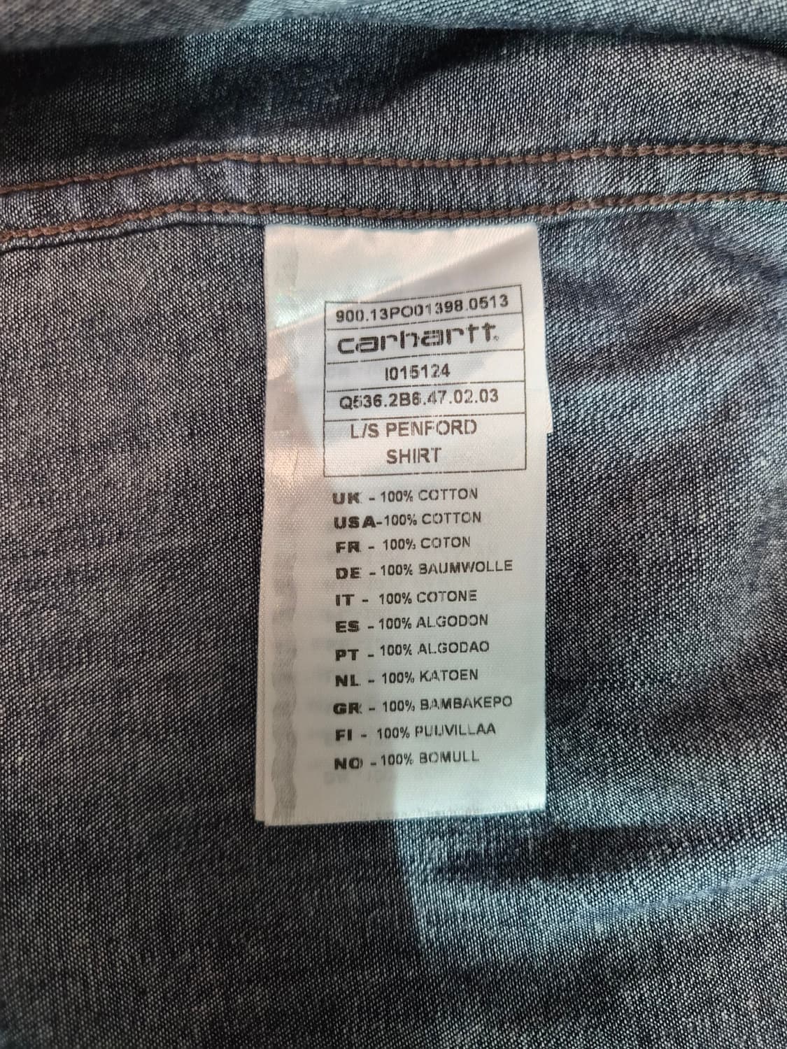 칼하트 데님 청 코듀로이 셔츠 남방 상품이미지8