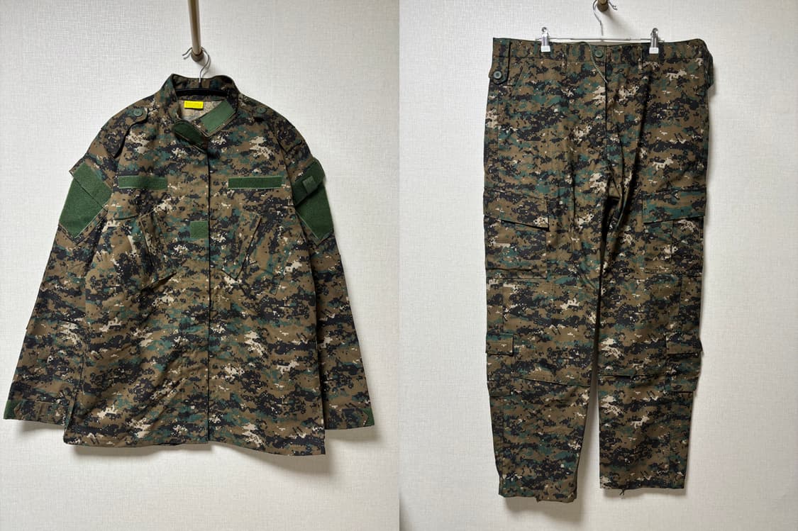 미 해병대 MARPAT 디지털 카모 전투복 상하 세트 상품이미지1