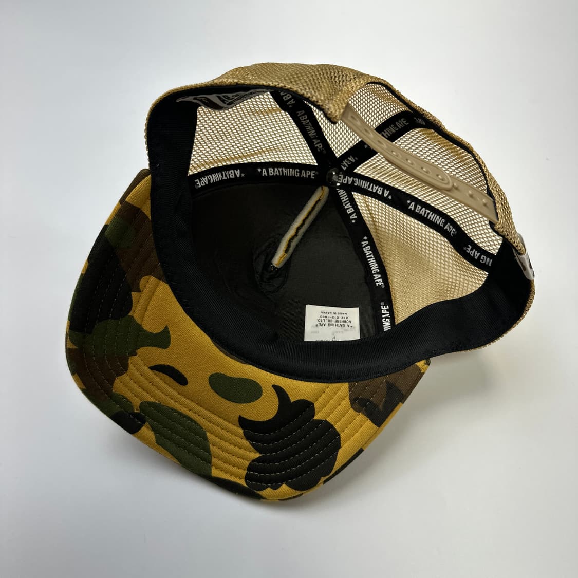 BAPE 1st Camo College Mesh Cap 베이프 메쉬 캡 상품이미지6