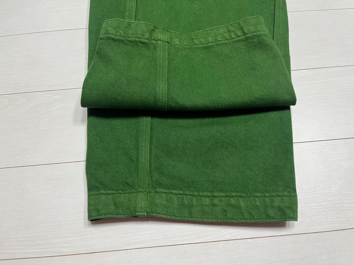 누마레 22FW 그린 벨티드 팬츠 ( S사이즈) 상품이미지7
