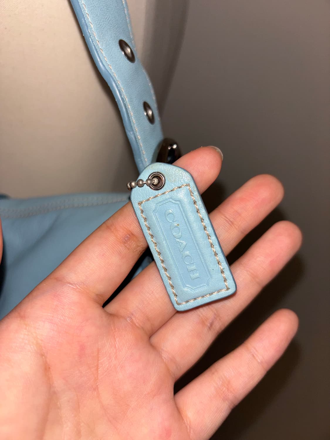 Coach rare sky blue vintage bag 상품이미지4