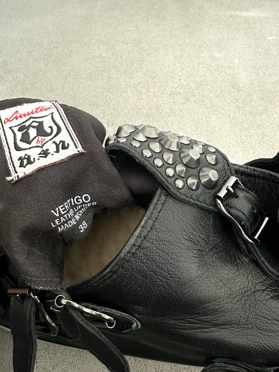 Ash 보아퍼 스터드 버클 레더 하이탑 상품이미지8