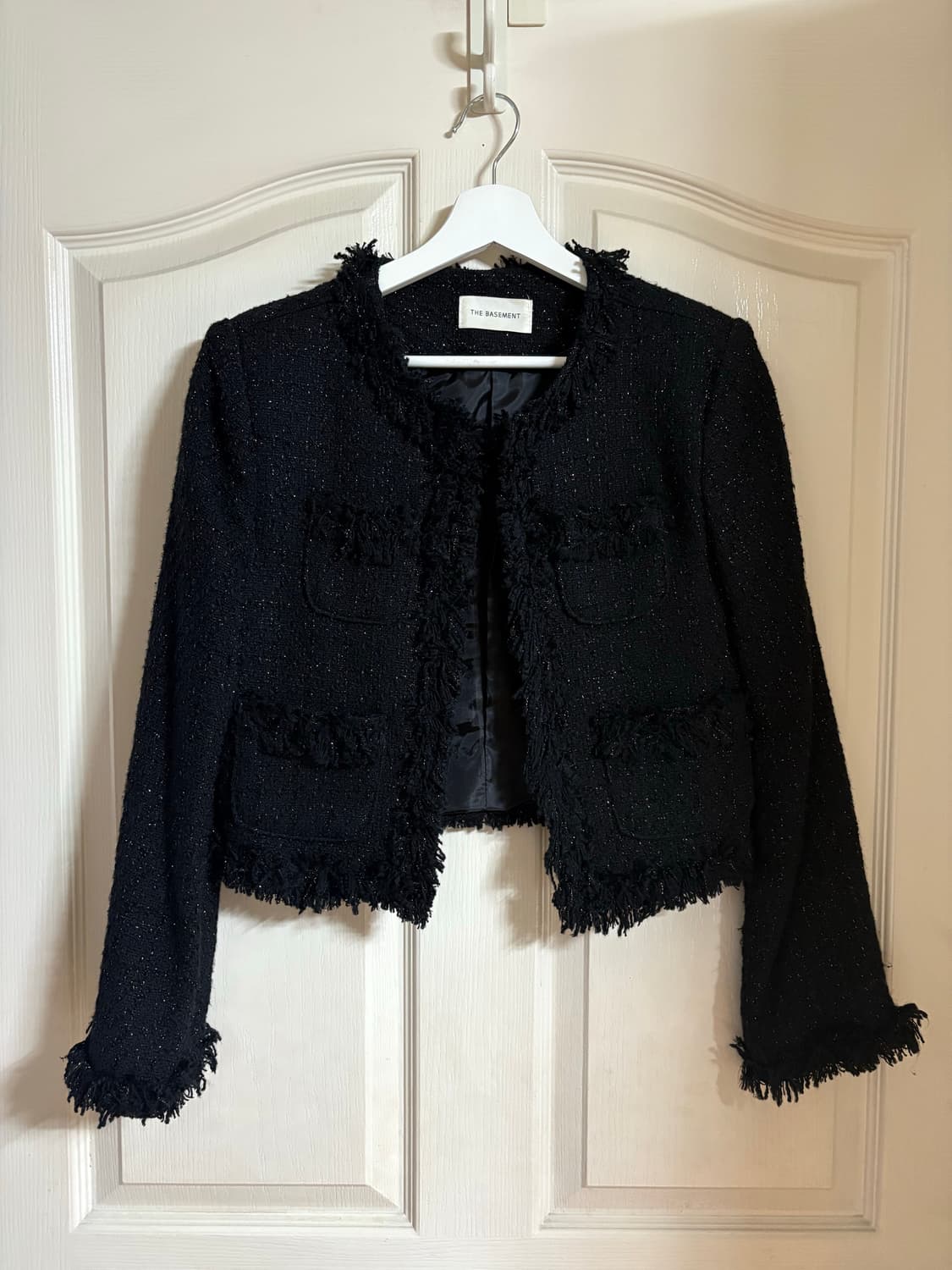 블랙 트위드 자켓 상품이미지1