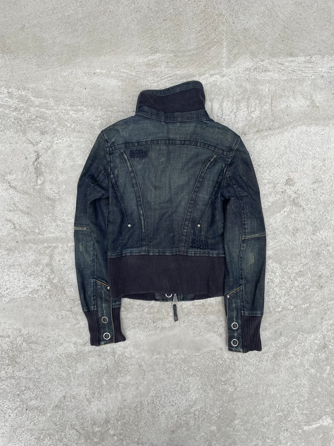 아르마니 익스체인지 하이넥 데님 자켓 상품이미지9