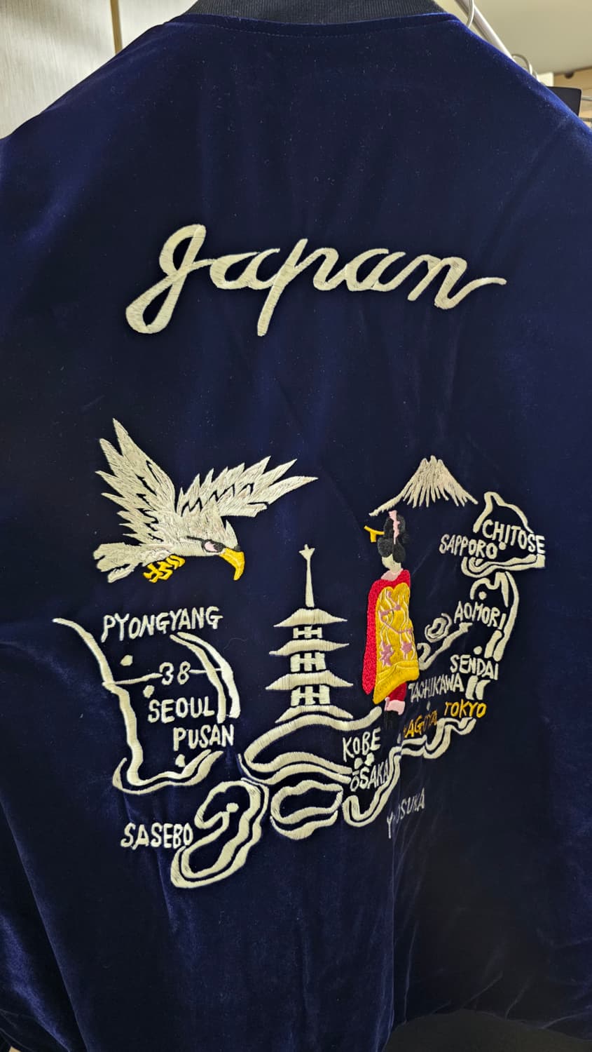 타이온 리버시블 스카잔 자켓 네이비 XL 상품이미지6